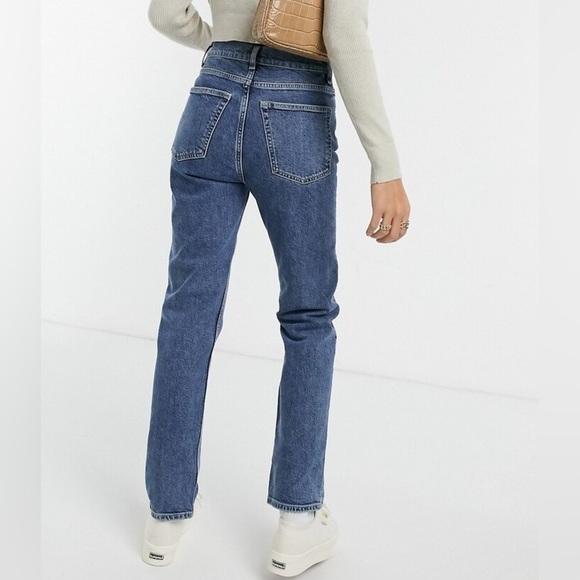 & Other Stories Favourite Cut cropped High Rise Straight Leg Jeans size 31 - Picture 4 of 15